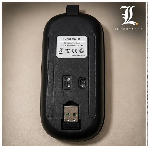 Mouse Sem Fio Wireless Com Receptor USB Para PC e Notebook (Novo) - Foto 3