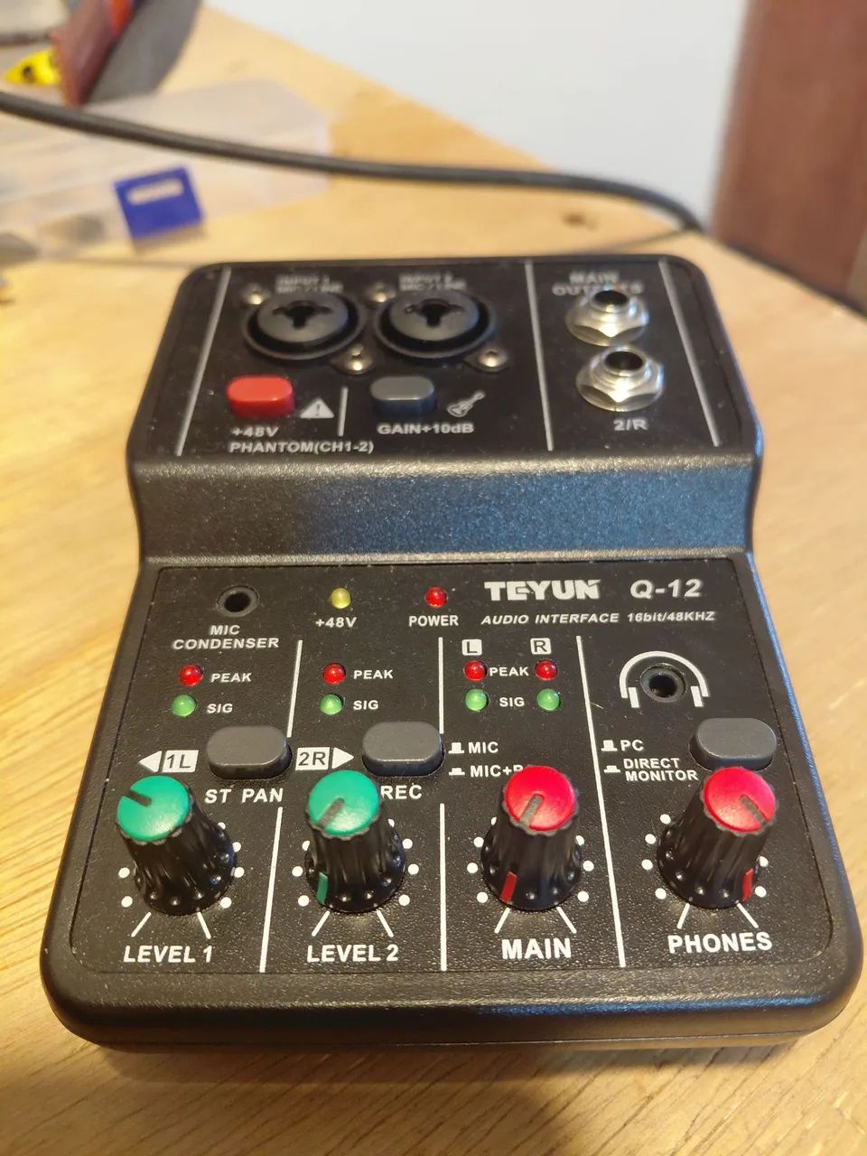 Interface de audio teyun q12