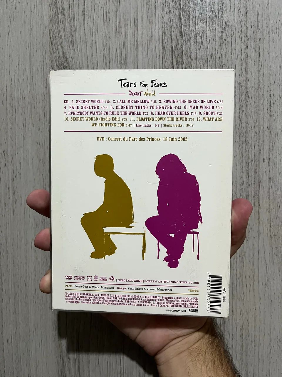 CD + DVD) Tears For Fears - Secret World (Edição de colecionador
