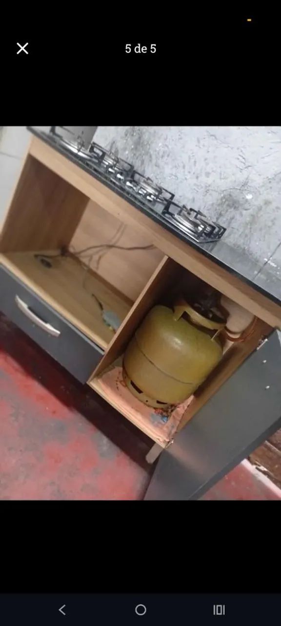 Fogão Cooktop 5 bocas com balcão confira  - Foto 5