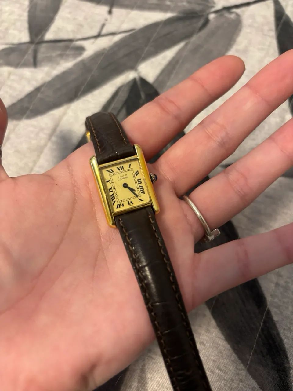 Relogio Cartier Tank Must Vintage Década de 80 Original