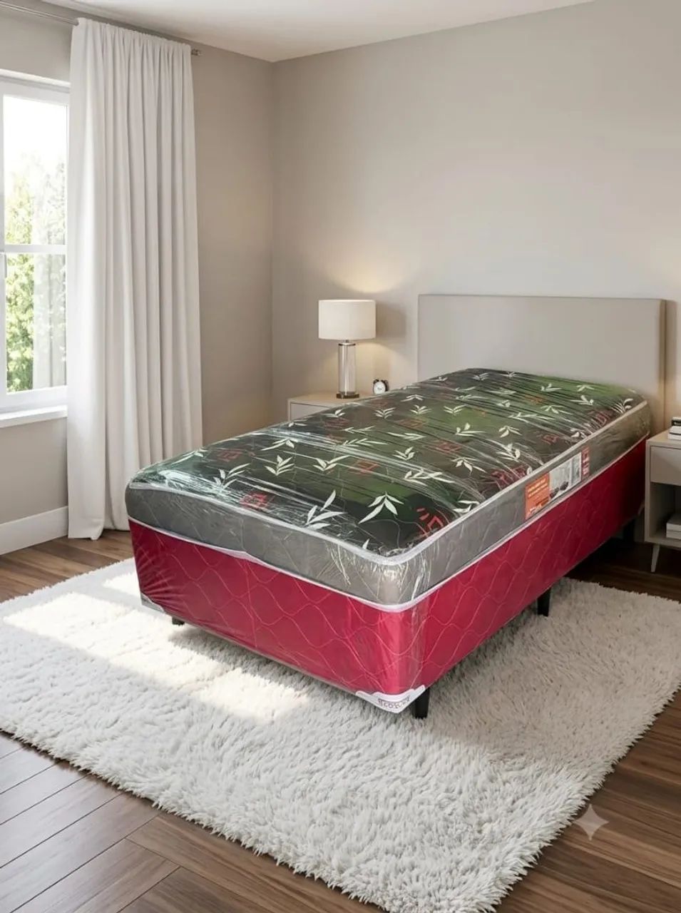 CAMAS BOX SOLTEIRO BEM CONFORTÁVEL NOVOS COM ENTREGA GRÁTIS  - Foto 4