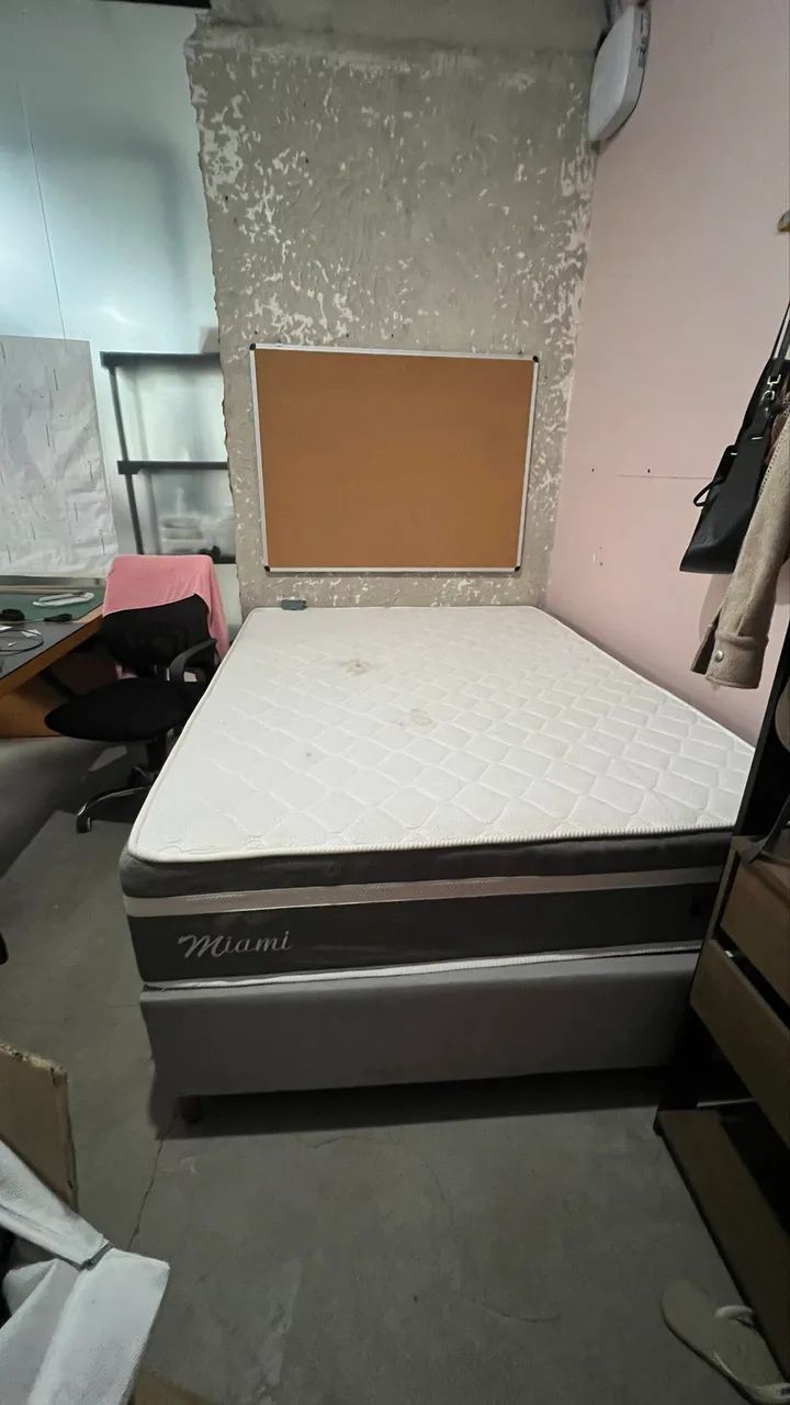 cama box (colchão + base separados) vendidos o conjunto - Foto 2