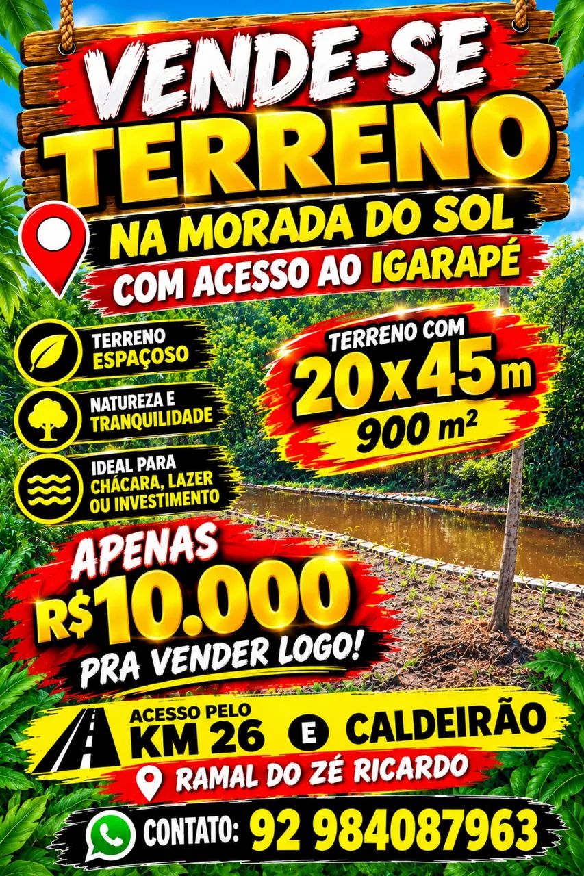 Vende se terreno barato