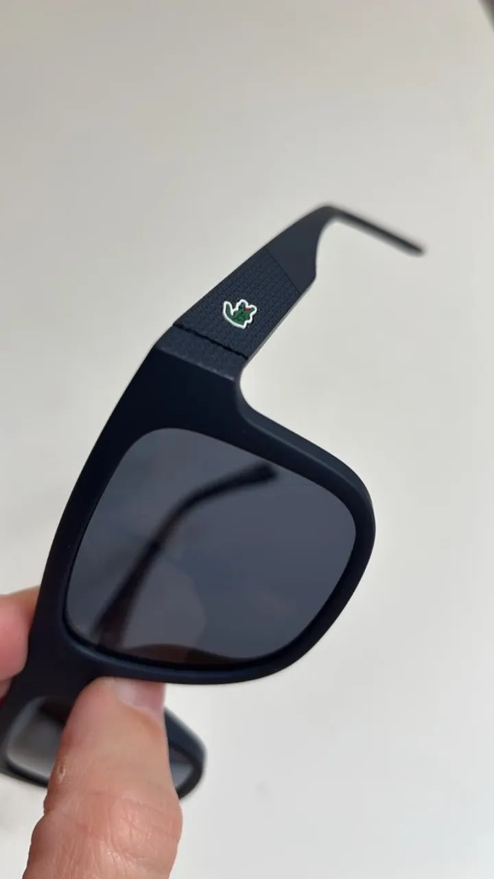 Óculos de Sol Lacoste 6001S Masculino Retangular Acetato  - Foto 3