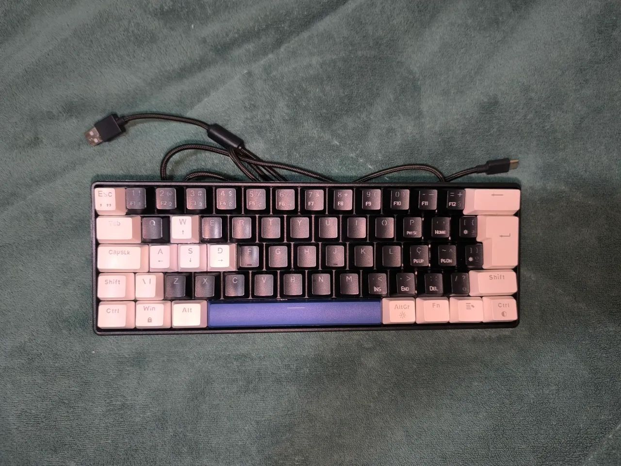 Teclado gamer -Aura GK2-  mecânico switch brown  - Foto 3
