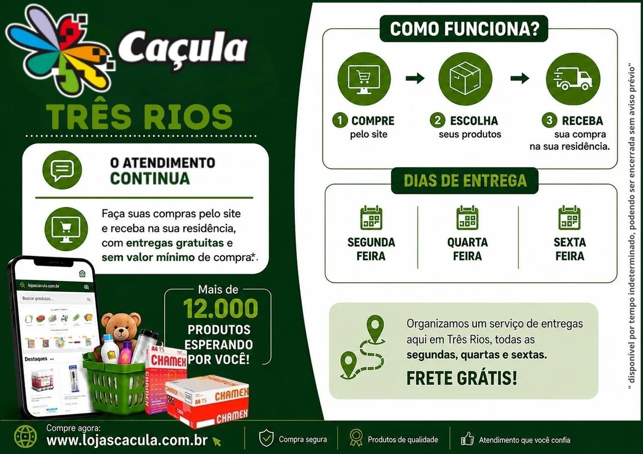 CAÇULA EM TRÊS RIOS 