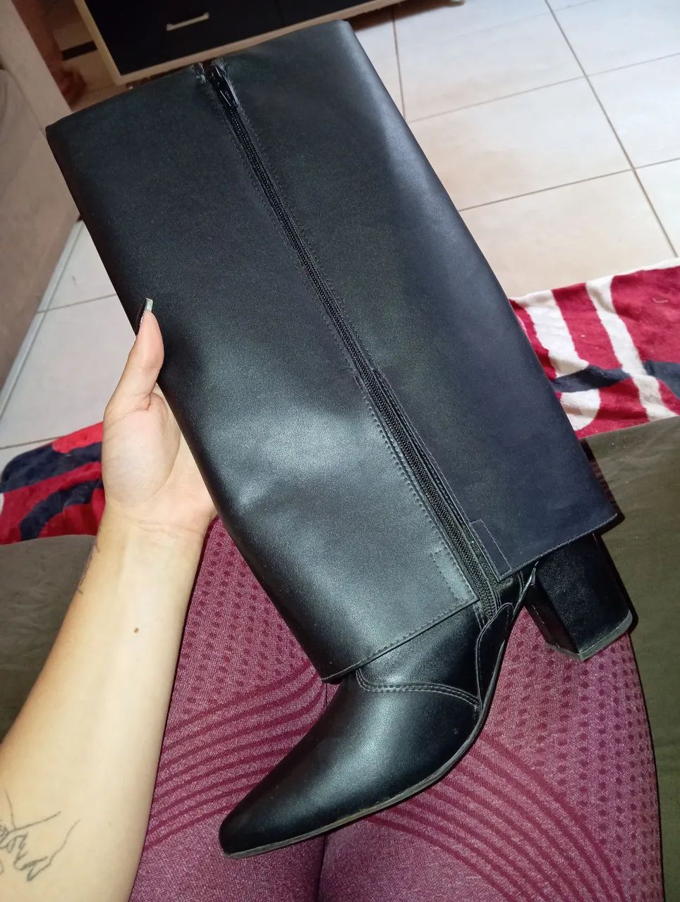 Vende-se bota preta - Foto 4