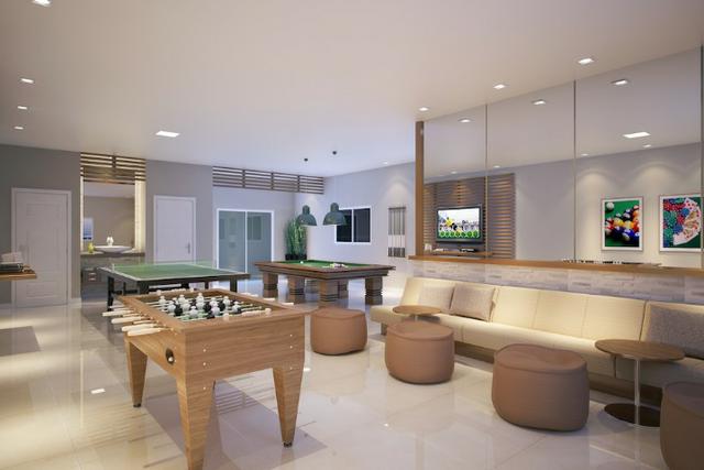 Magnifico 2 dorm 2 vagas privativas sacada gourmet 16 mil de entrada frente pro mar - Foto 8