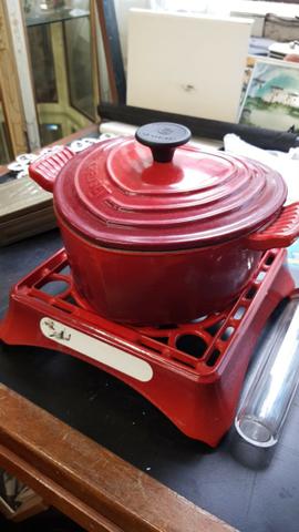 Panela Le Creuset coração - Parc 5x - Mercado das Pulgas