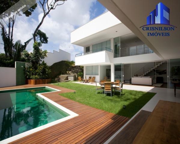 Casa à venda alphaville i salvador , r$ 3.400.000,00, 5 suítes, piscina, projeto sidney qu - Foto 9