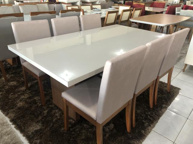 Mesa Nova Deli resistente na pintura laka e madeira - Foto 2