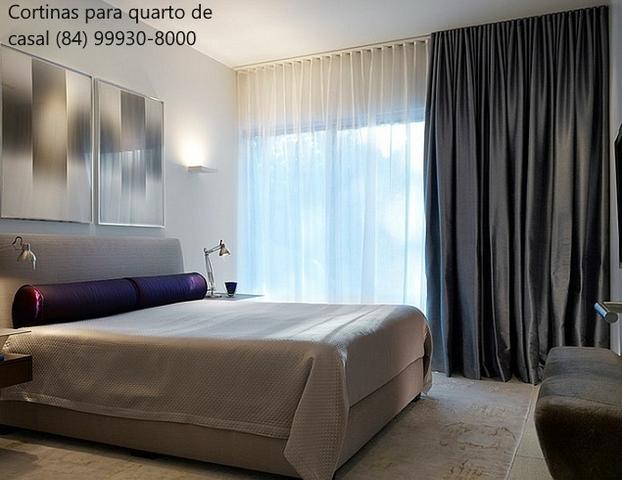 Cortina para dormir melhor, e ganhar privacidade. Temos persianas também - Foto 2
