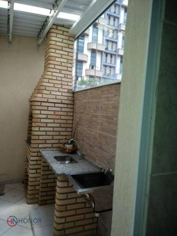 Apartamento com 3 dormitórios à venda, 90 m² por r$ 399.000 - parque das nações - santo an - Foto 10