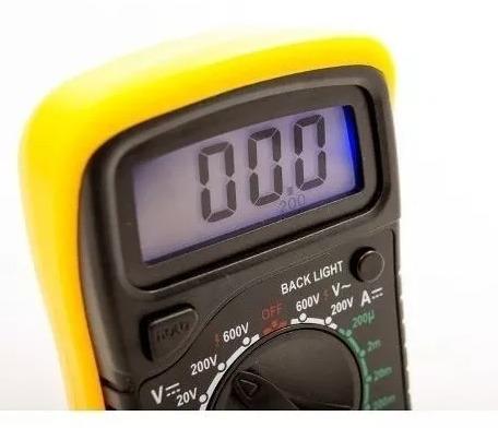 (NOVO) Multímetro Digital Portátil Lcd 3 ½ Dígito Iluminado Md-200l - Foto 4