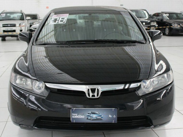 HONDA CIVIC 1.8 LXS PRETO 2008