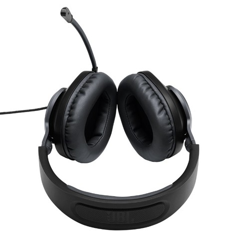 Fone de ouvido Gamer JBL Quantum 100 over-ear para jogos, com fio e microfone flip-up - Foto 5