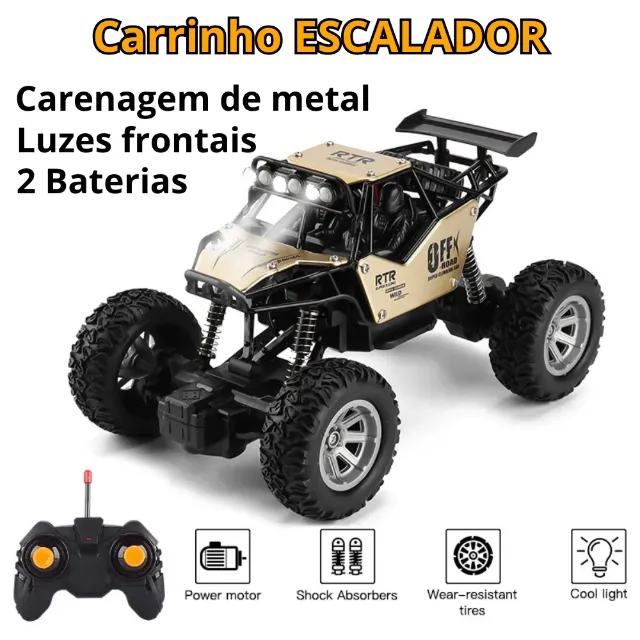 Carrinho de Corrida Infantil Control Spark Com Controle Via