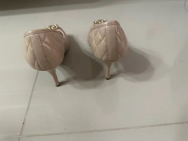 Peep Toe Capodarte couro Metalassê  - Foto 4