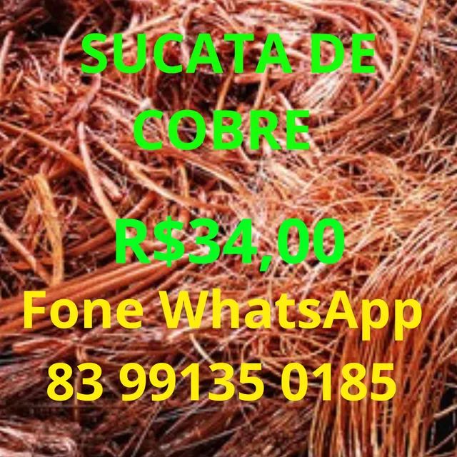 Sucata de Cobre PAGAMOS 