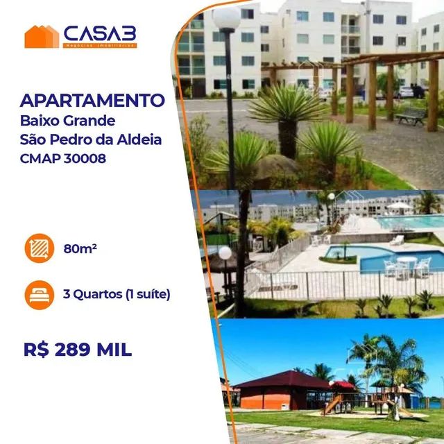 Captação de Apartamento a venda na Rua Amélio Soares dos Santos, Baixo Grande, São Pedro da Aldeia, RJ