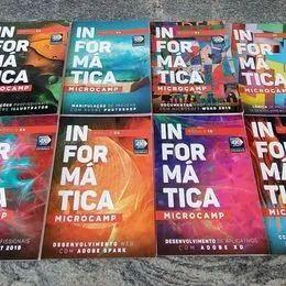 Livro coleção Kit com 12 módulos Informática Microcamp