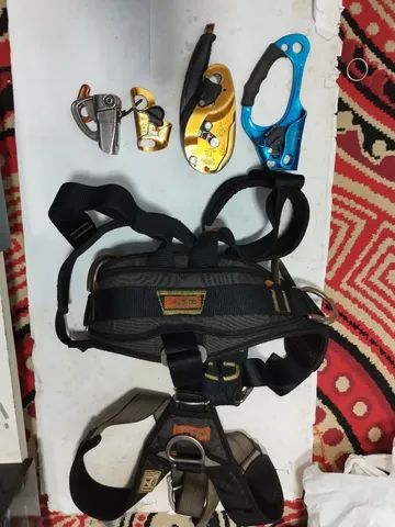 Equipamentos de Alpinismo industrial kit rapel escalada Petzl Stec ultra safe