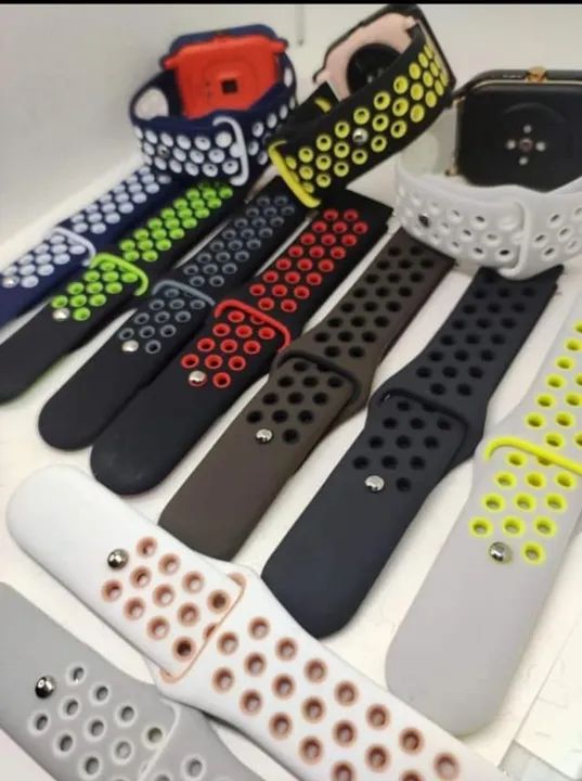 Pulseira Estilo Nike para Smartwatch encaixe de 20mm - Foto 3