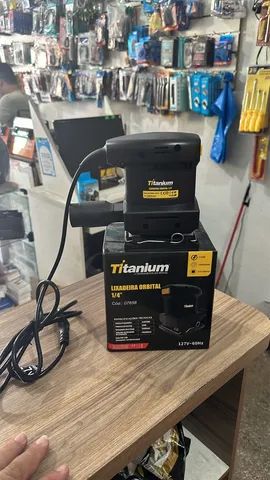 Lixadeira  orbital  profissional  titânio  - Foto 3