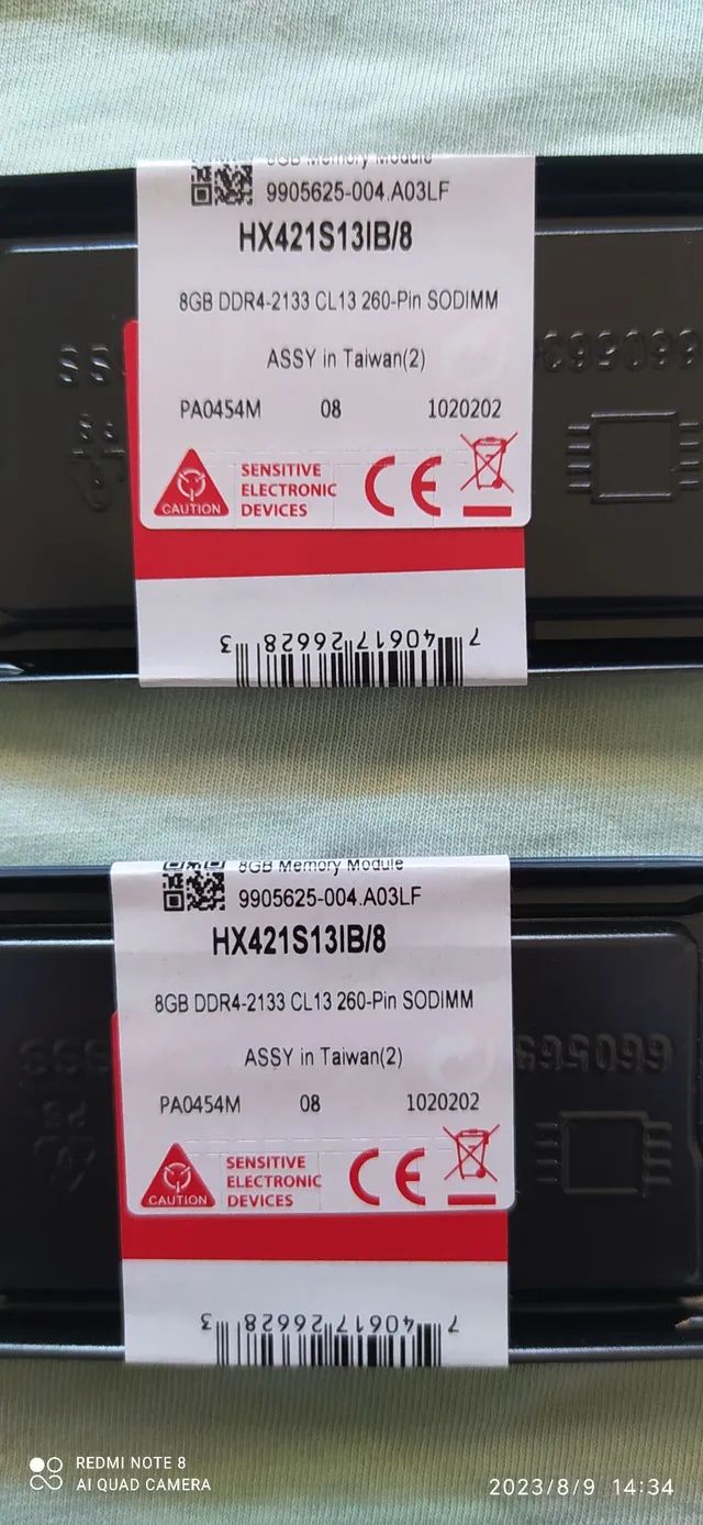 MEMÓRIA DDR4 2133 8G KINGSTON  - Foto 2