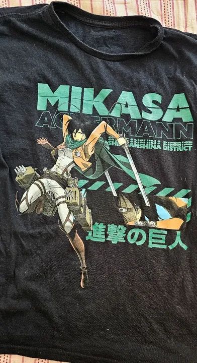 Camisa Mikasa Ackermann Piticas original tamanho P