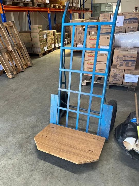 Carrinho de mão plataforma - ideal para carga pesada - Foto 2