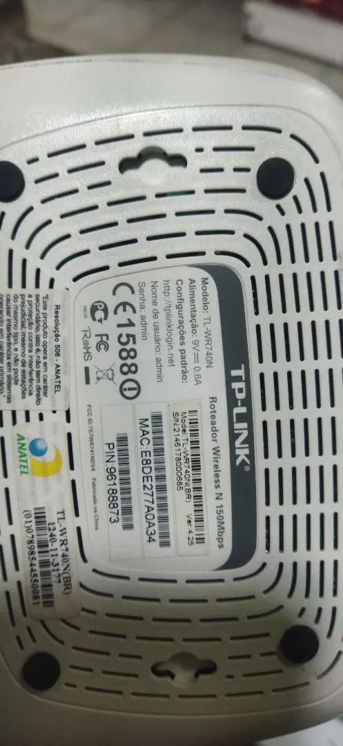 Roteador TP-Link funcionando 150mbs403064642685511682