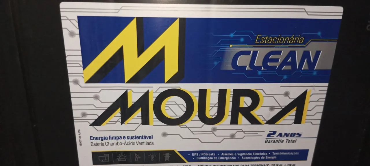 Bateria Moura Clean 12V 60Ah - Foto 2