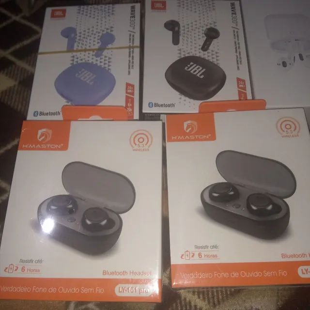 FONE de ouvido sem  fio Bluetooth ORIGINAL H'MASTON LY-101 PRO - Foto 4