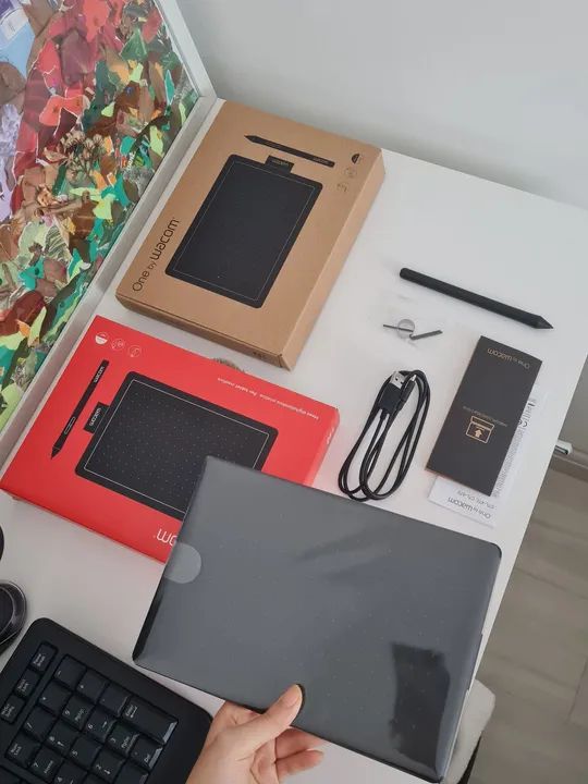 Mesa Digitalizadora One by Wacom CTL472 Pequena - Foto 2