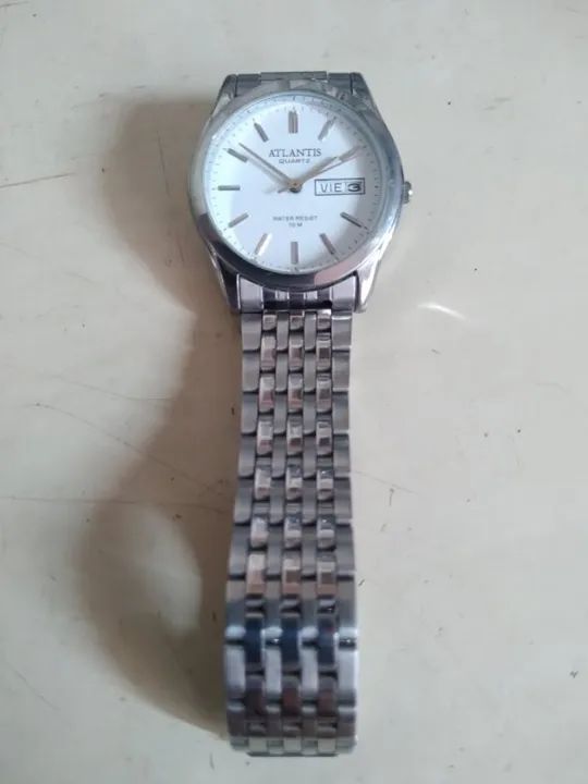  Relógio de Pulso Atlantis Quartz Modelo B-3215 - Foto 3