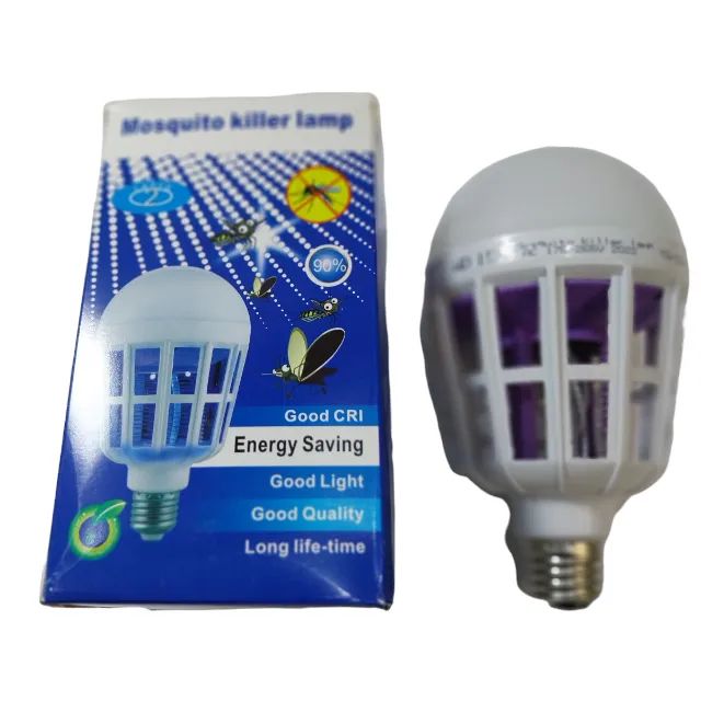 Lampada led mata mosquito inseto pernilongo moscas E27 110x220v - Foto 5