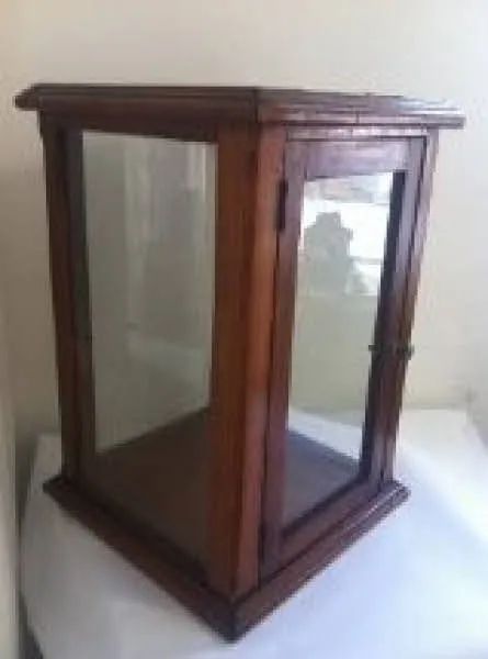 Wood and glass prayer cabinet - early 20th century - read the listing64551292758915124