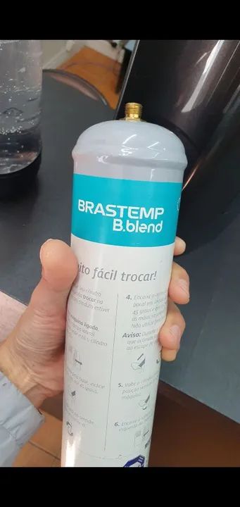Recarga de gás refil SodaStream Brastemp B.blend