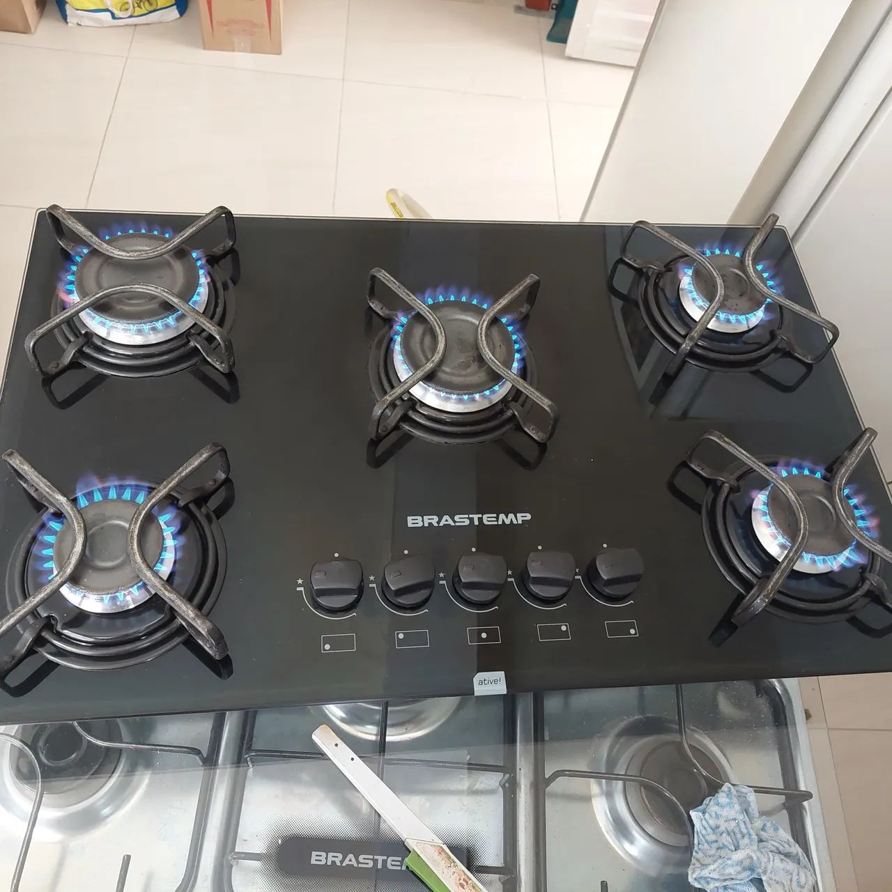 Cooktop Brastemp Ative! 5 bocas Fogões e Fornos Jardim Felicidade, Belo Horizonte 1336331062