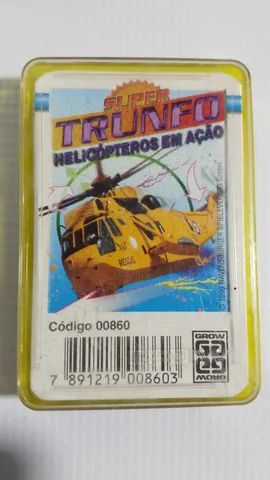 Jogo Super Trunfo Grow Raro Helicópteros em Ação