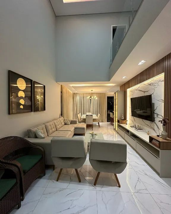 Casa mobiliada com 4 suites, energia solar e piscina na Cidade Alpha - Foto 5