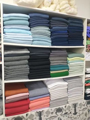 Malha, moletom, ribana, visco , etc... a partir de R$ 36,00 o kg.