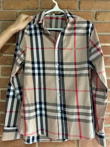 Camisas social outlet burberry