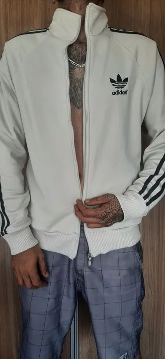Jaqueta Adidas Original marfim. - Foto 5