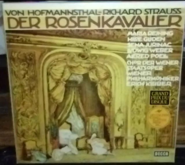 Disco Rosenkavalier Von Hofmannsthal  4 discos 