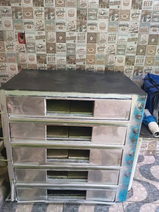Forno para Padaria e pizzaria - 5 Bandejas