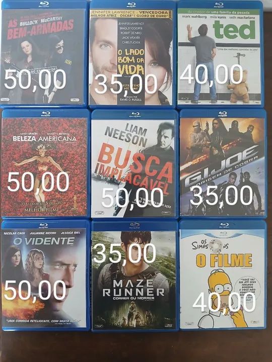 Filmes em blu-ray original novos e usado - Foto 3