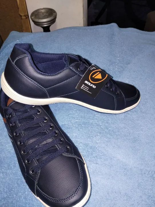 Tênis Masculino Azul - Novo